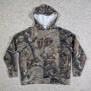 RealTree UTEP Miners Hoodie Sweatshirt Mens XL by The Game Camouflage Pouch
